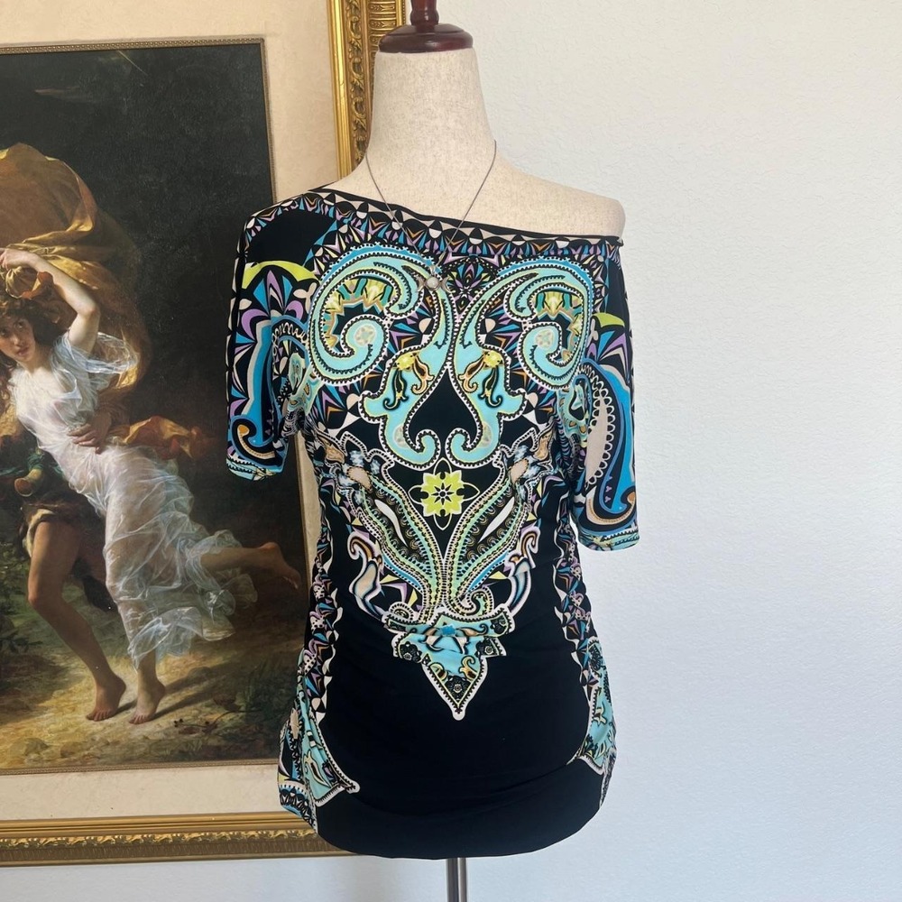 Retro Y2K Funky Top with Side Ruching